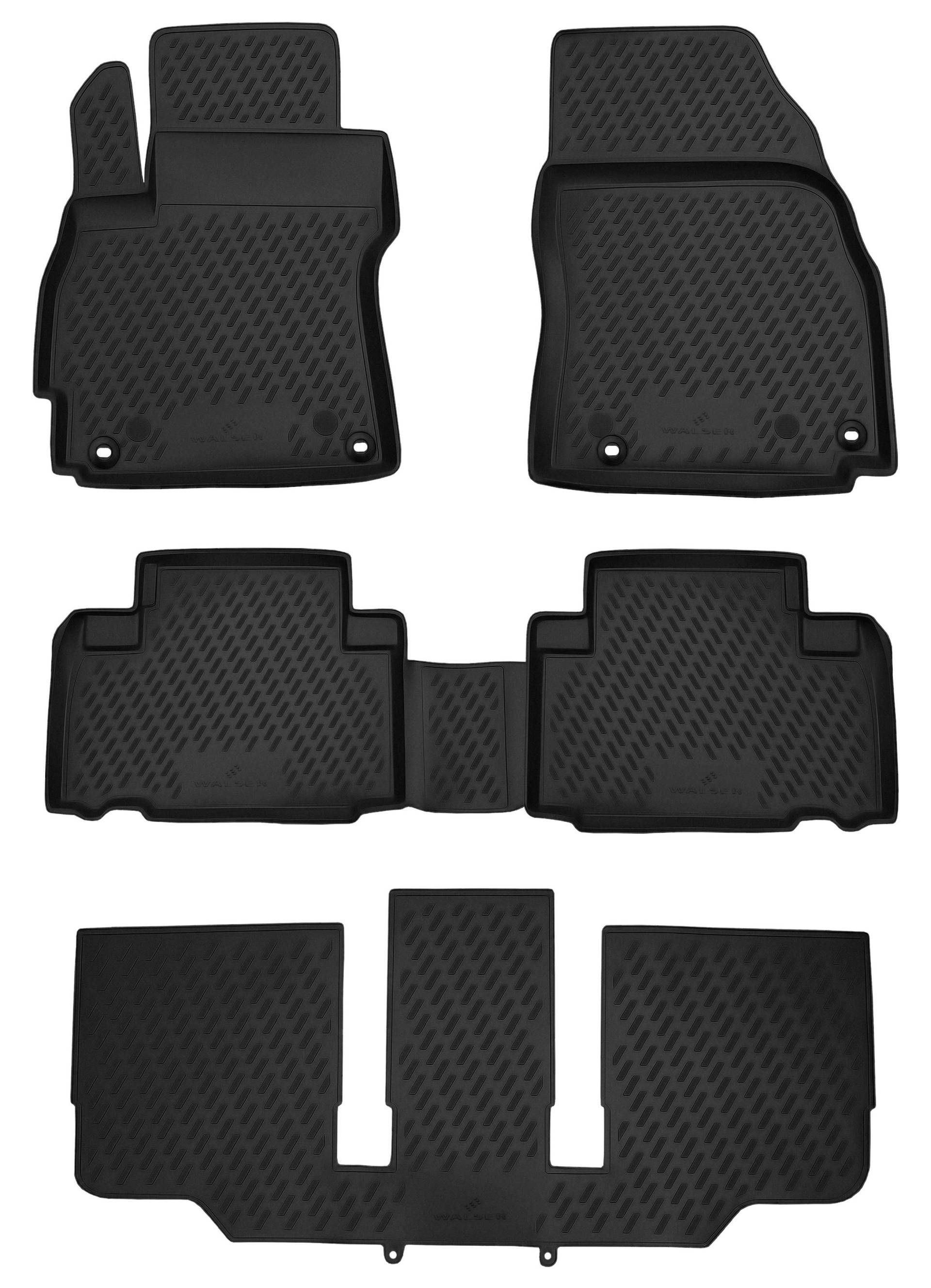 Gummimatten XTR für Mazda 5, 7-Sitzer 06/2010-Heute Gummimatten XTR für Mazda 5, 7-Sitzer 06/2010-Heute von WALSER