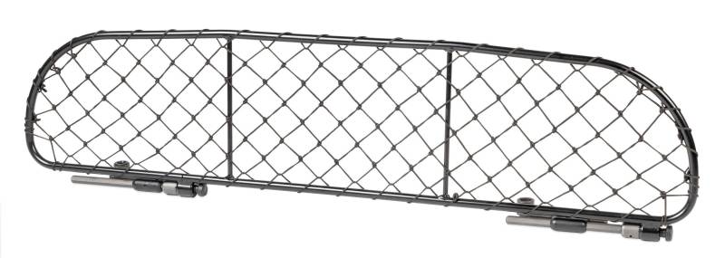 Hundegitter Dog Guard, Trenngitter für Hunde mit Nylonnetz, Auto Schutzgitter schwarz, Größe 1 - 830x200mm von WALSER