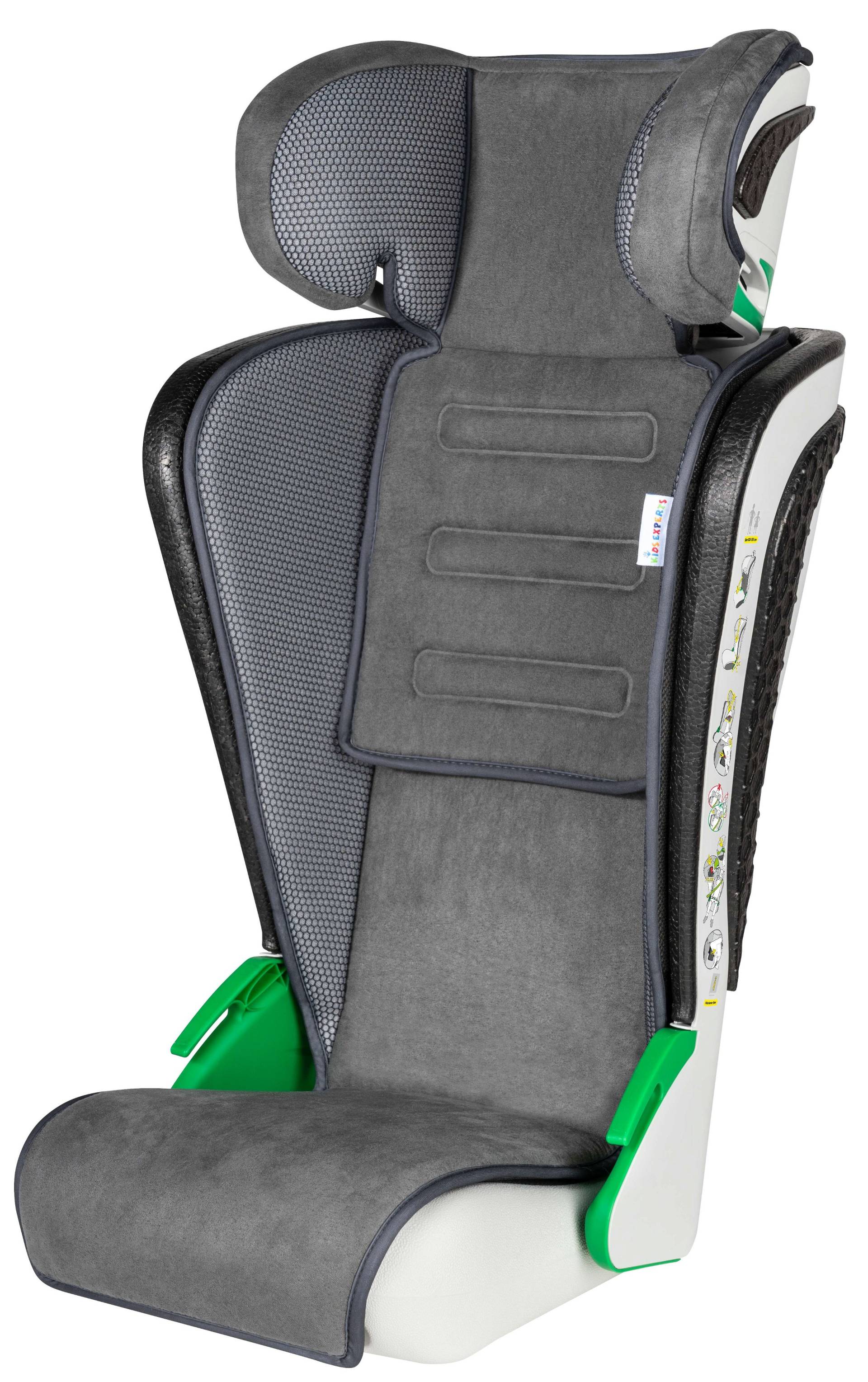 Kindersitz Noemi, klappbarer Auto-Kindersitz ECE R129 geprüft Anthrazit von WALSER