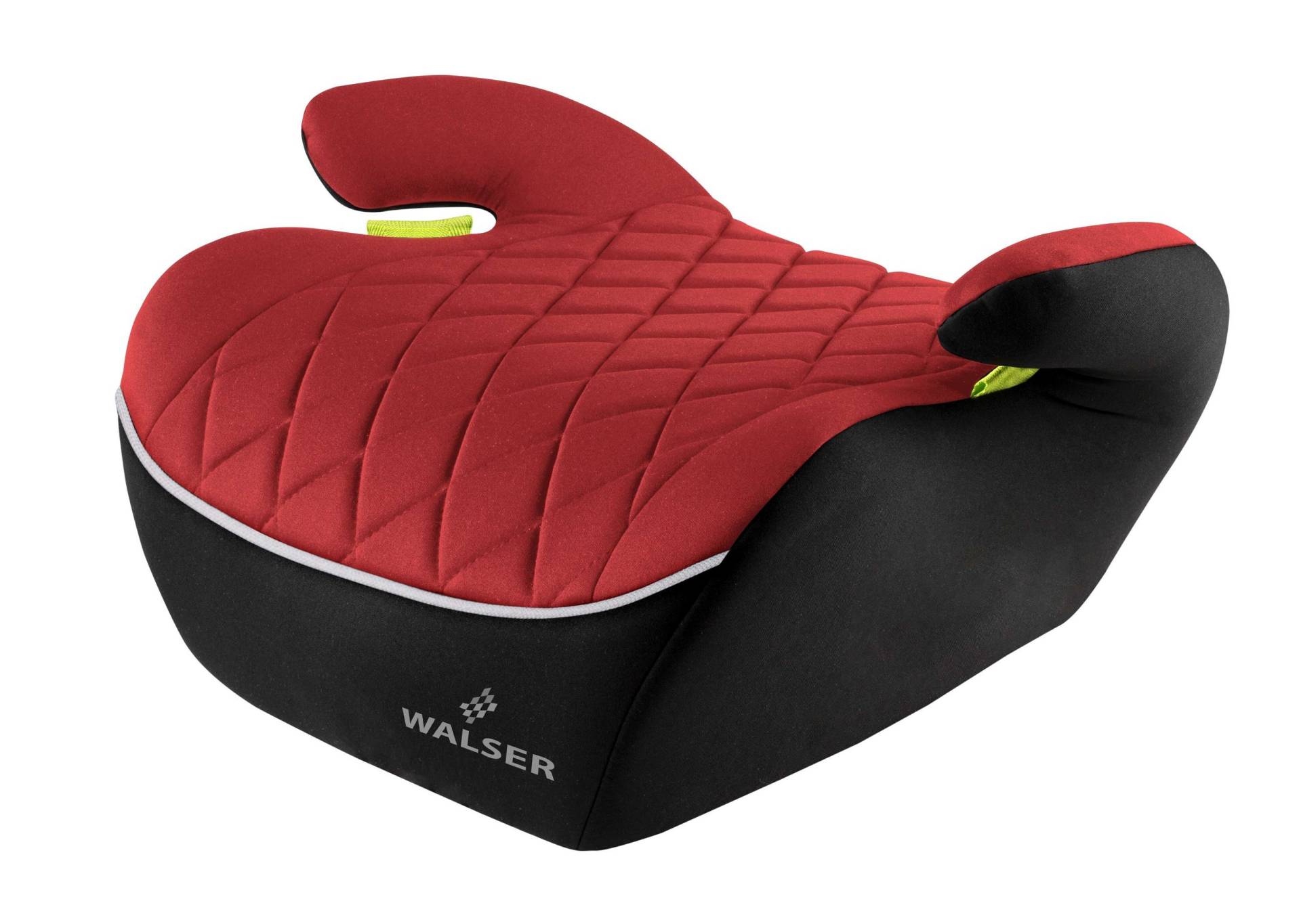Kindersitzerhöhung Andy, Premium Sitzerhöhung Auto ECE R 129 geprüft, Kindersitz schwarz/rot von WALSER