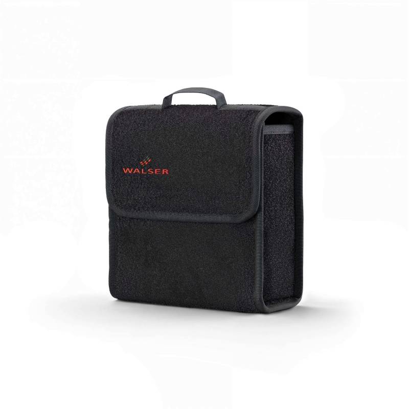 Kofferraumtasche Toolbag Größe S, Auto-Aufbewahrungstasche schwarz 28x14x28 cm von WALSER