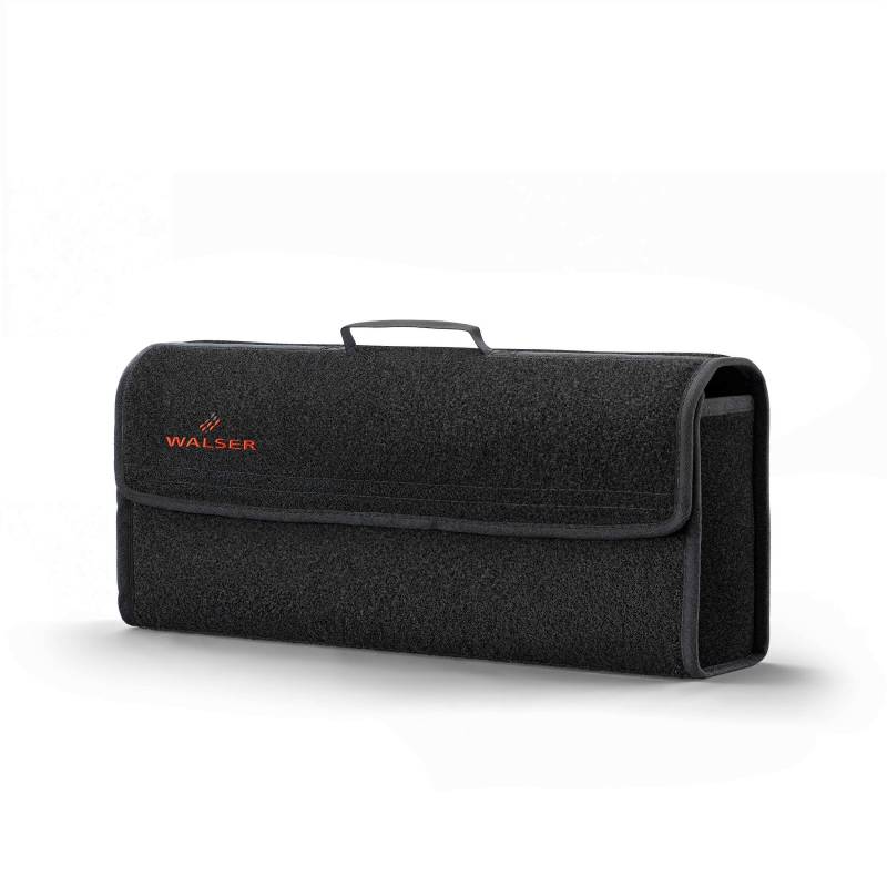 Kofferraumtasche Toolbag Größe XXL, Auto-Aufbewahrungstasche grau 57x16x21 cm von WALSER
