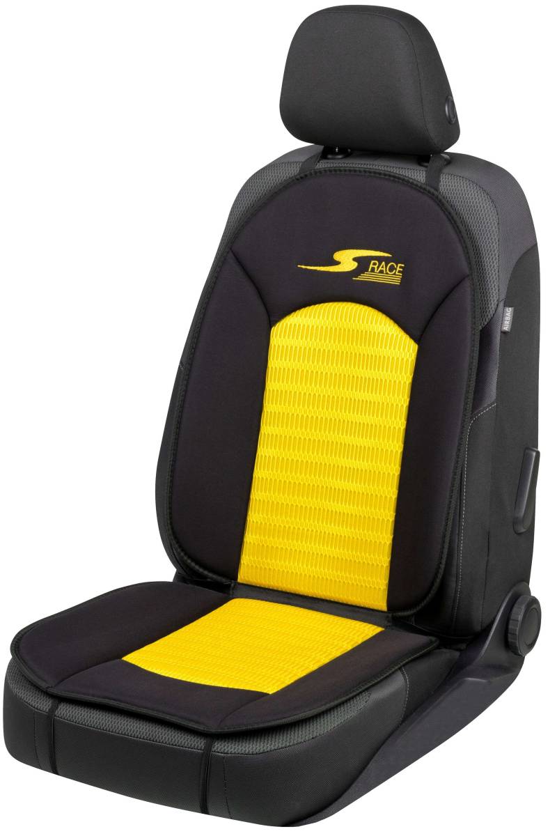 PKW Sitzauflage S-Race, Auto-Sitzaufleger gelb von WALSER