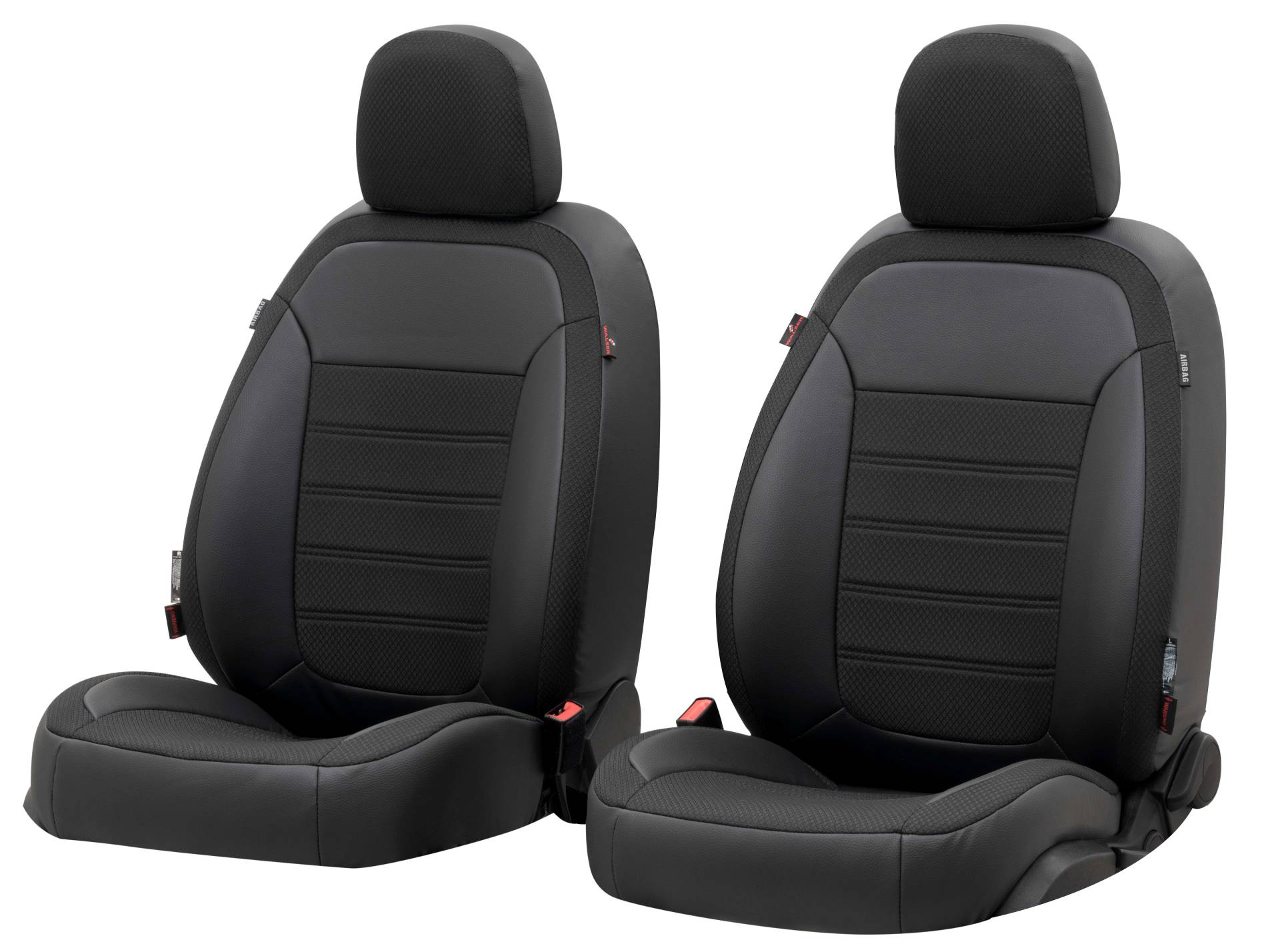Passform Sitzbezug Aversa für Audi A4 Avant (8W5, 8WD, B9) 08/2015-Heute, 2 Einzelsitzbezüge für Normalsitze von WALSER