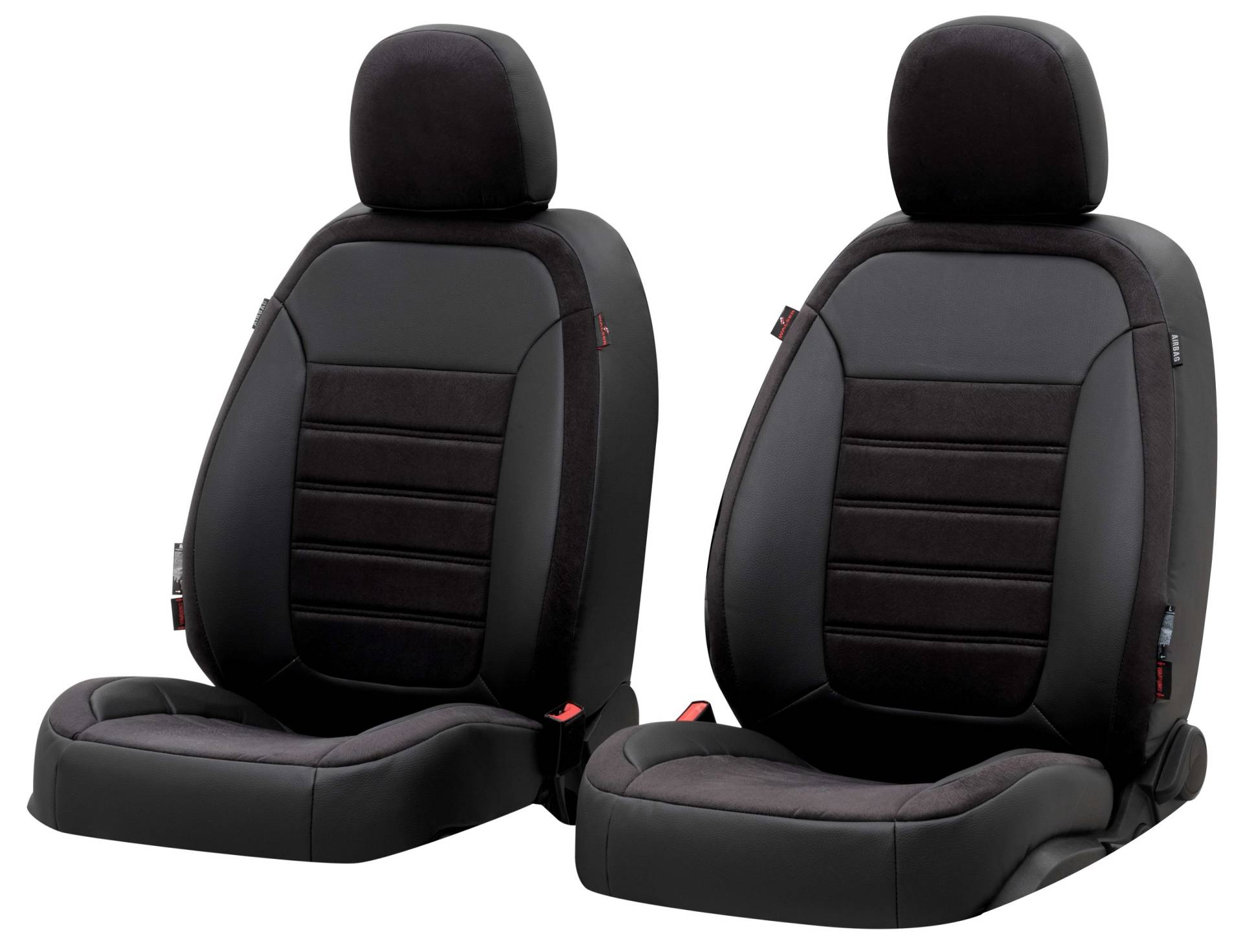 Passform Sitzbezug Bari für Audi A4 2015-Heute, 2 Einzelsitzbezüge für Normalsitze von WALSER