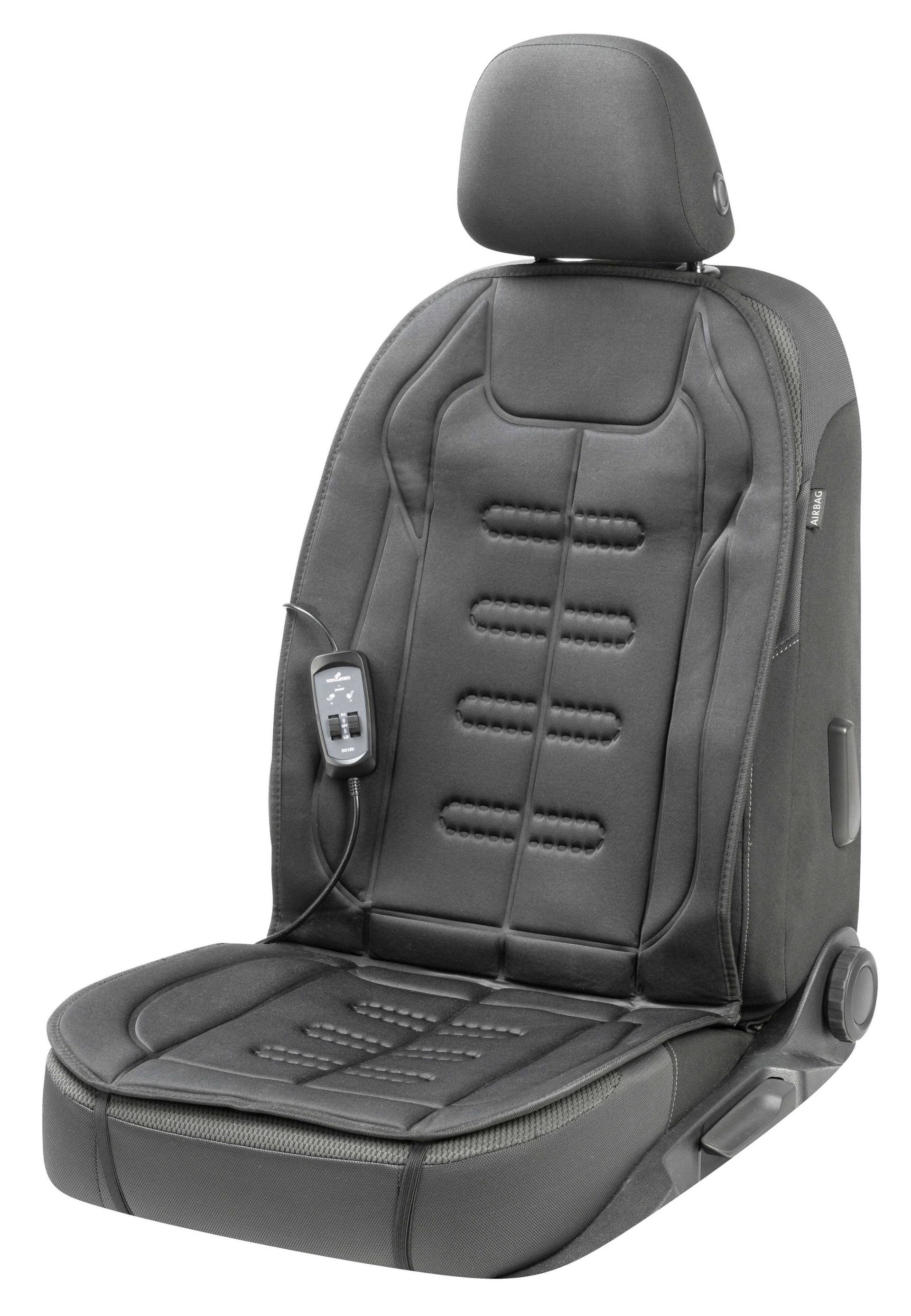 Premium Sitzauflage beheizbar, Modell Caldo - Sitzlehne & Sitzfläche individuell beheizbar, 2 Heizstufen wählbar, Auto Sitzheizung mit 12-Volt-Stecker Premium Sitzauflage beheizbar, Modell Caldo - Sitzlehne & Sitzfläche individuell beheizbar, 2 Heizstufen wählbar, Auto Sitzheizung mit 12-Volt-Stecker von WALSER