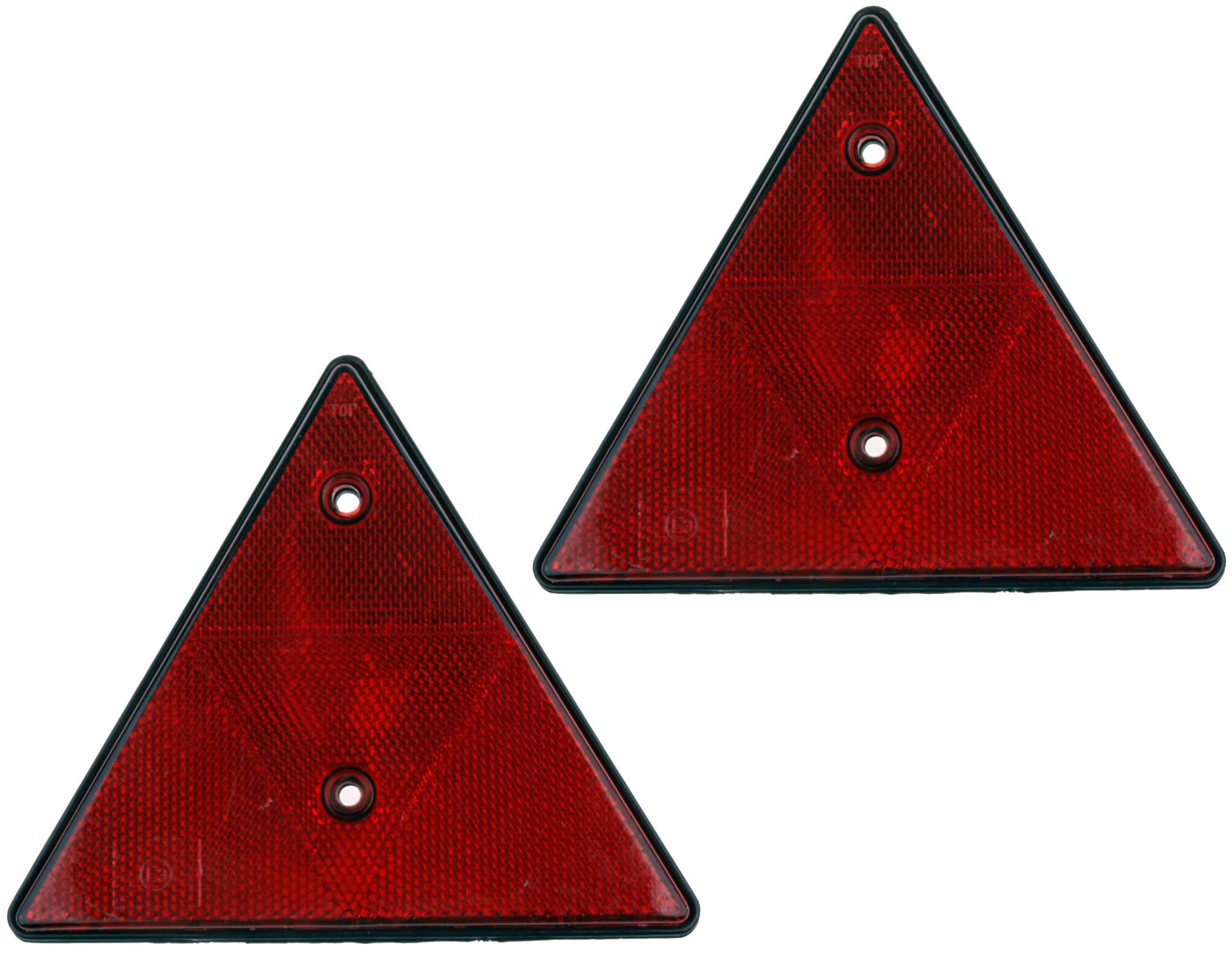 WAMO Dreieck Rückstrahler Anhängerrückstrahler Set 2 Stück von WAMO Beleuchtungen und Reflektoren