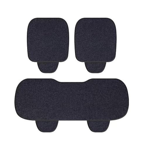 WANGAIDCE 3 Stück Auto Sitzauflage Sitzkissen für BMW X1 (U11) 2022 2023 2024, Sitzbezüge Leinen Sitzauflagen Vordersitzbezüge Rücksitzbezüge Atmungsaktiv von WANGAIDCE