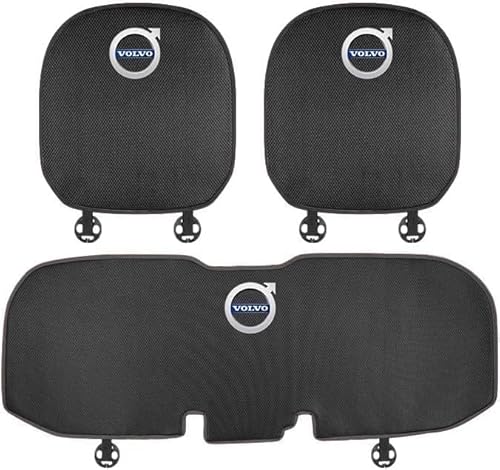 WANGAIDCE 3 Stück Auto Sitzauflage Sitzkissen für Volvo XC40 XC60 XC90 S60, Sitzbezüge Leinen Sitzauflagen Vordersitzbezüge Rücksitzbezüge Atmungsaktiv WANGAIDCE 3 Stück Auto Sitzauflage Sitzkissen für Volvo XC40 XC60 XC90 S60, Sitzbezüge Leinen Sitzauflagen Vordersitzbezüge Rücksitzbezüge Atmungsaktiv von WANGAIDCE