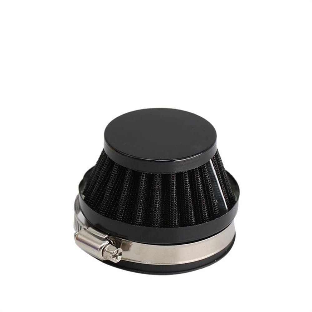 Luftfilter Motorrad 50mm 60mm Universal Motorrad Luftfilter Ansaugkopf Luftfilter Sportluftfilter(55mm black) von WANGBINGXING