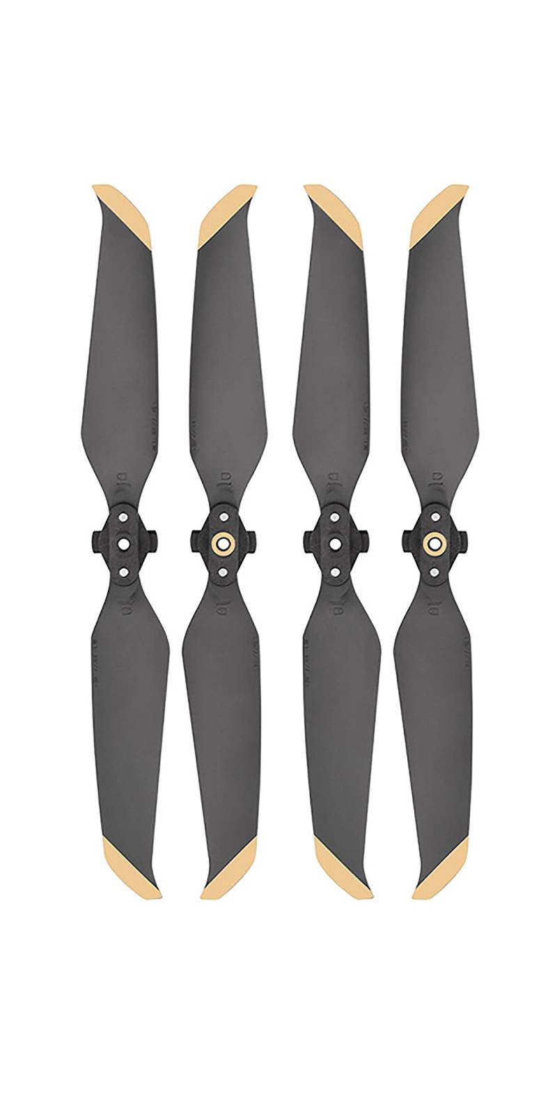 WANGCL 2 Paar Drohnen-Propeller, geräuscharm, passend für DJI Mavic Air 2/Mavic Air 2S - Goldverzierung von WANGCL