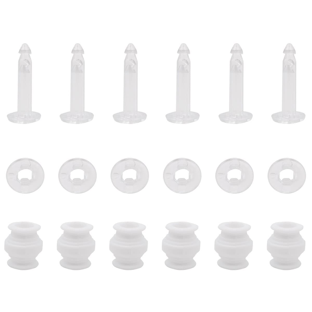 WANGCL 6 Sets Gimbal Anti-Vibration Reparaturteile Gummi Dämpfungskugeln + Sicherungsstifte kompatibel mit Phantom 3 WANGCL 6 Sets Gimbal Anti-Vibration Reparaturteile Gummi Dämpfungskugeln + Sicherungsstifte kompatibel mit Phantom 3 von WANGCL