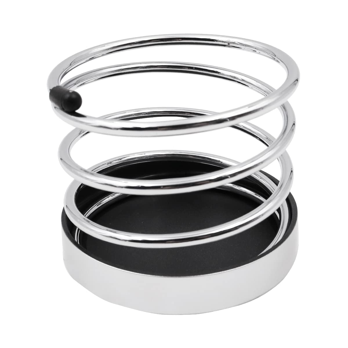 WANGCL Auto Getränkehalter Universal Edelstahl Auto Spring Bottle Can Holder Storage For Car Truck Boat Van (Silber) von WANGCL