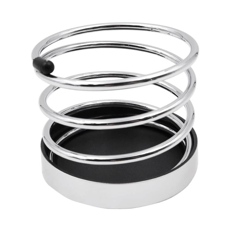 WANGCL Auto Getränkehalter Universal Edelstahl Auto Spring Bottle Can Holder Storage For Car Truck Boat Van (Silber) von WANGCL