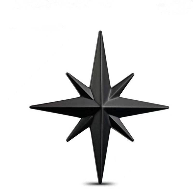 Aufkleber mit Autologo für VW Crafter 2017+, 3D Auto Aufkleber,Body Dekoratives Tragbares Stilvoll Metall Aufklebe Ersonifizieren Car Sticker,Black von WANGZENIU
