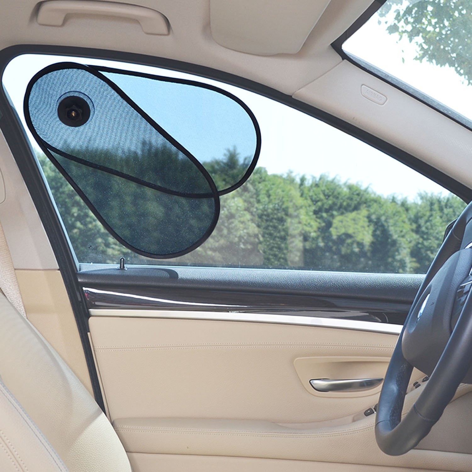 WANPOOL Autofenster Sonnenstrahlenblocker, Reduziert Blendung von dem Seiten und Frontfenster von WANPOOL