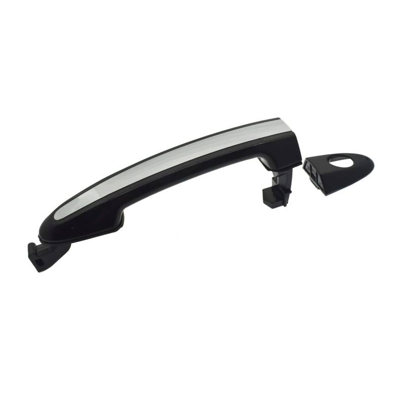 Exterieur Auto Türgriff Für Hyundai Für Santa Für Fe 2007-2012 Vorne Hinten Links Rechts Außerhalb Tür Griffe Chrom & Schwarz 82651-2B000 Auto Außentürgriff(Front Left) von WANSONGHUI
