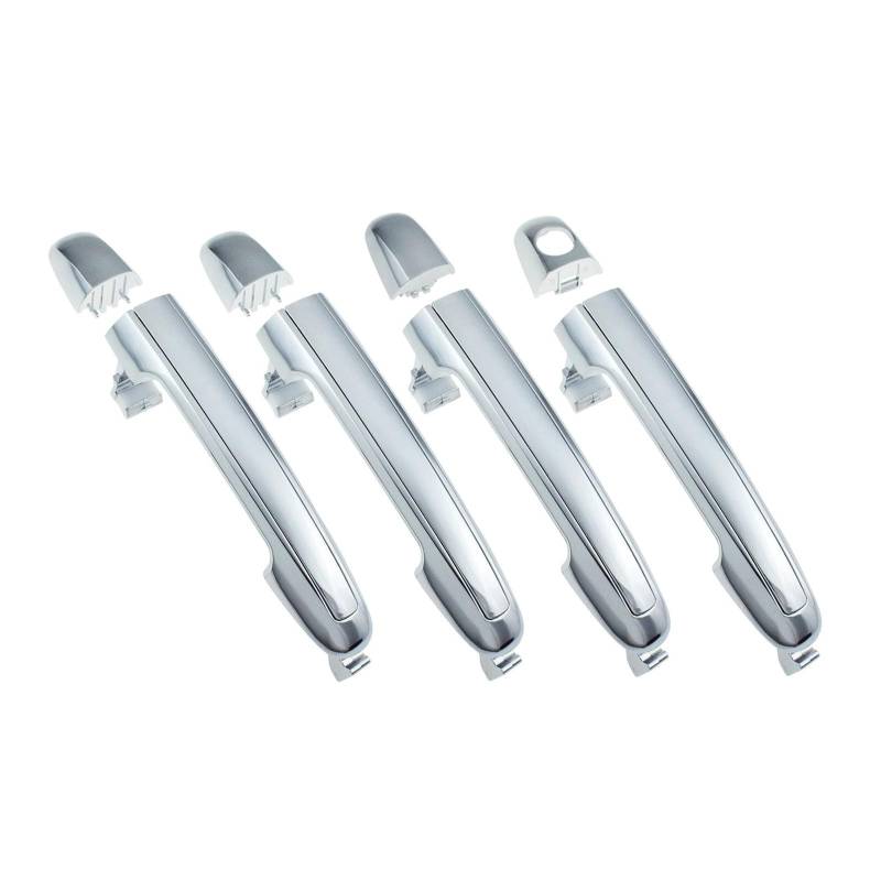 Exterieur Auto Türgriff Für Hyundai Für Sonata 2006-2010 2.4L 3.3L Schwarz/Chrom Außen Auto Türgriff Auto Außentürgriff(4 Sides Kit Chrome) von WANSONGHUI