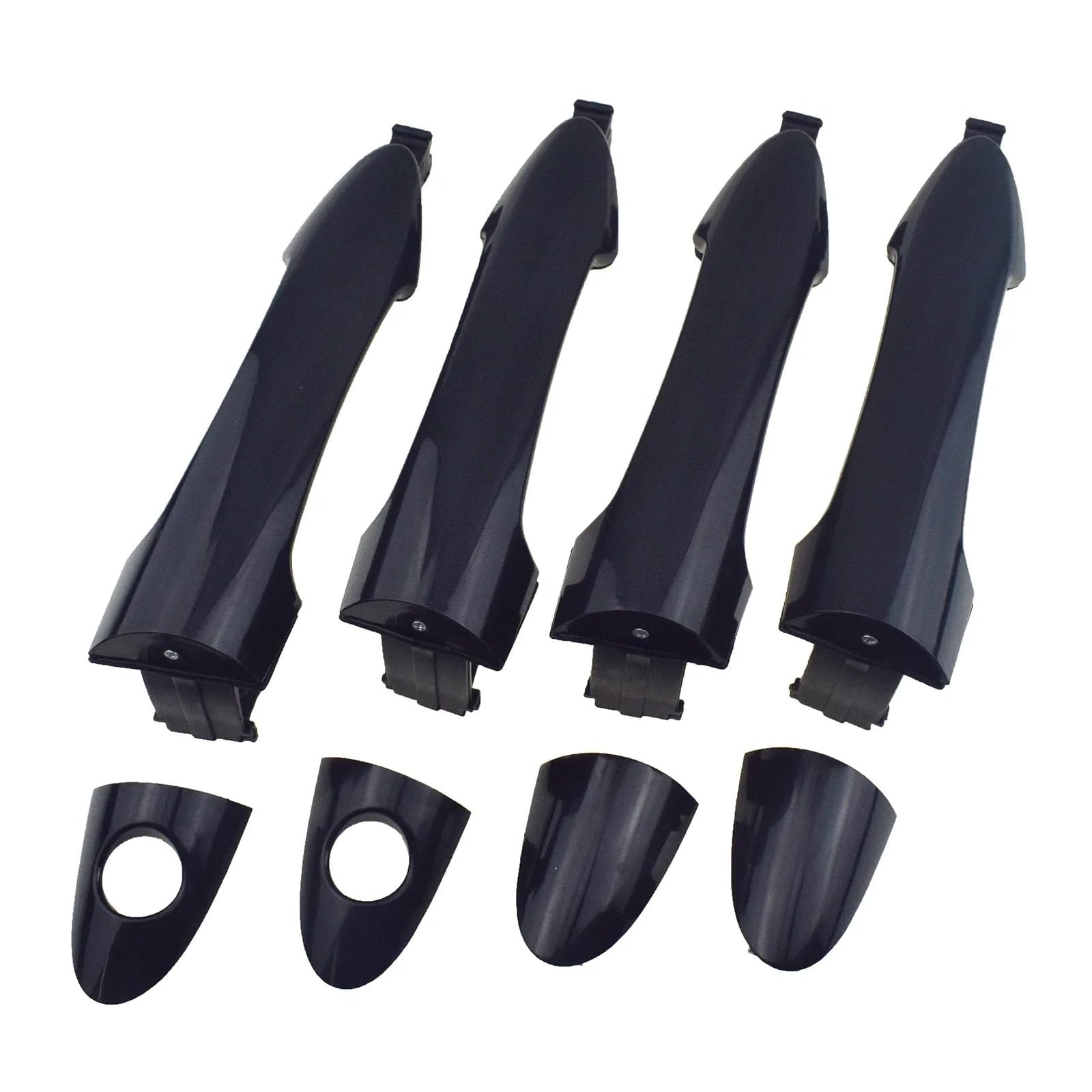 Exterieur Auto Türgriff Für Kia Für Picanto Für Morgen 2011-2016 Chrom/Schwarz Vorne Hinten Links Rechts Außentürgriff Auto Außentürgriff(Black 4 Side Kit) von WANSONGHUI
