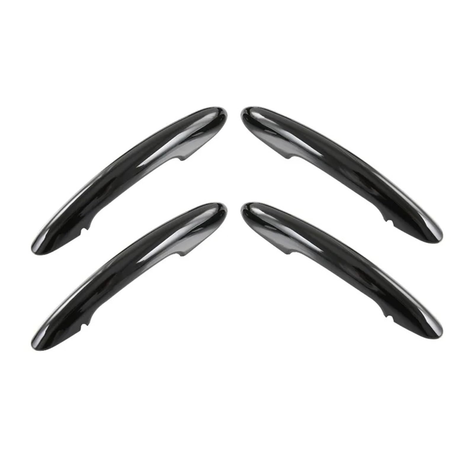 Exterieur Auto Türgriff Für MINI Für F54 Für F55 Für F56 Für F57 Für F60 Türgriff Dekorativer Streifen Auto Außentürgriff(Black-Without induct) von WANSONGHUI