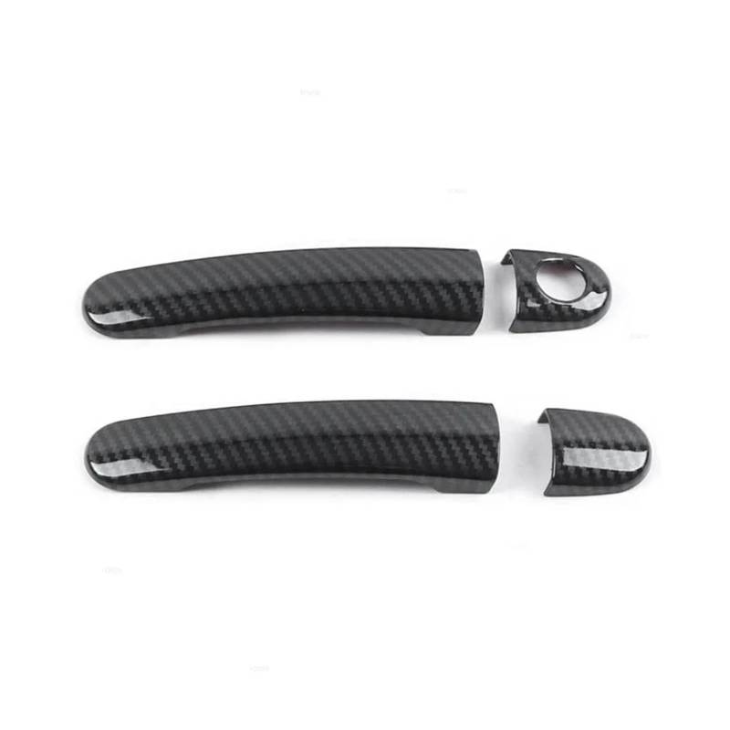 Exterieur Auto Türgriff Für Seat Für Leon Für MK1 Für Toledo Für Ibiza Für Arosa Für Cordoba Für Vario Für Altea Außentürgriffabdeckung Auto Außentürgriff(Carbon Texture 2) von WANSONGHUI