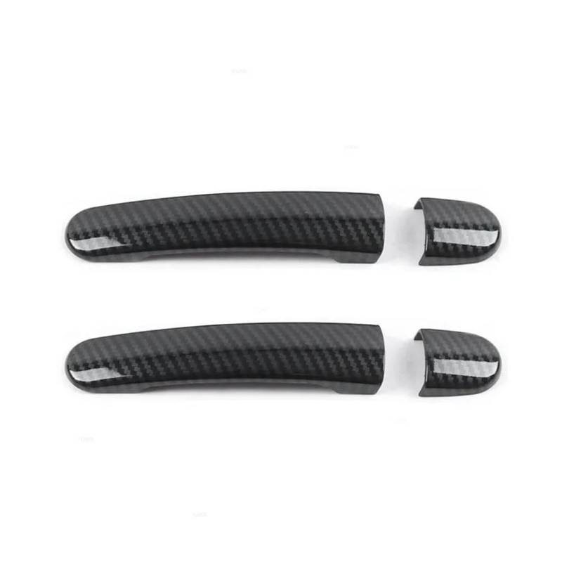 Exterieur Auto Türgriff Für Seat Für Leon Für MK1 Für Toledo Für Ibiza Für Arosa Für Cordoba Für Vario Für Altea Außentürgriffabdeckung Auto Außentürgriff(Carbon Texture 3) von WANSONGHUI