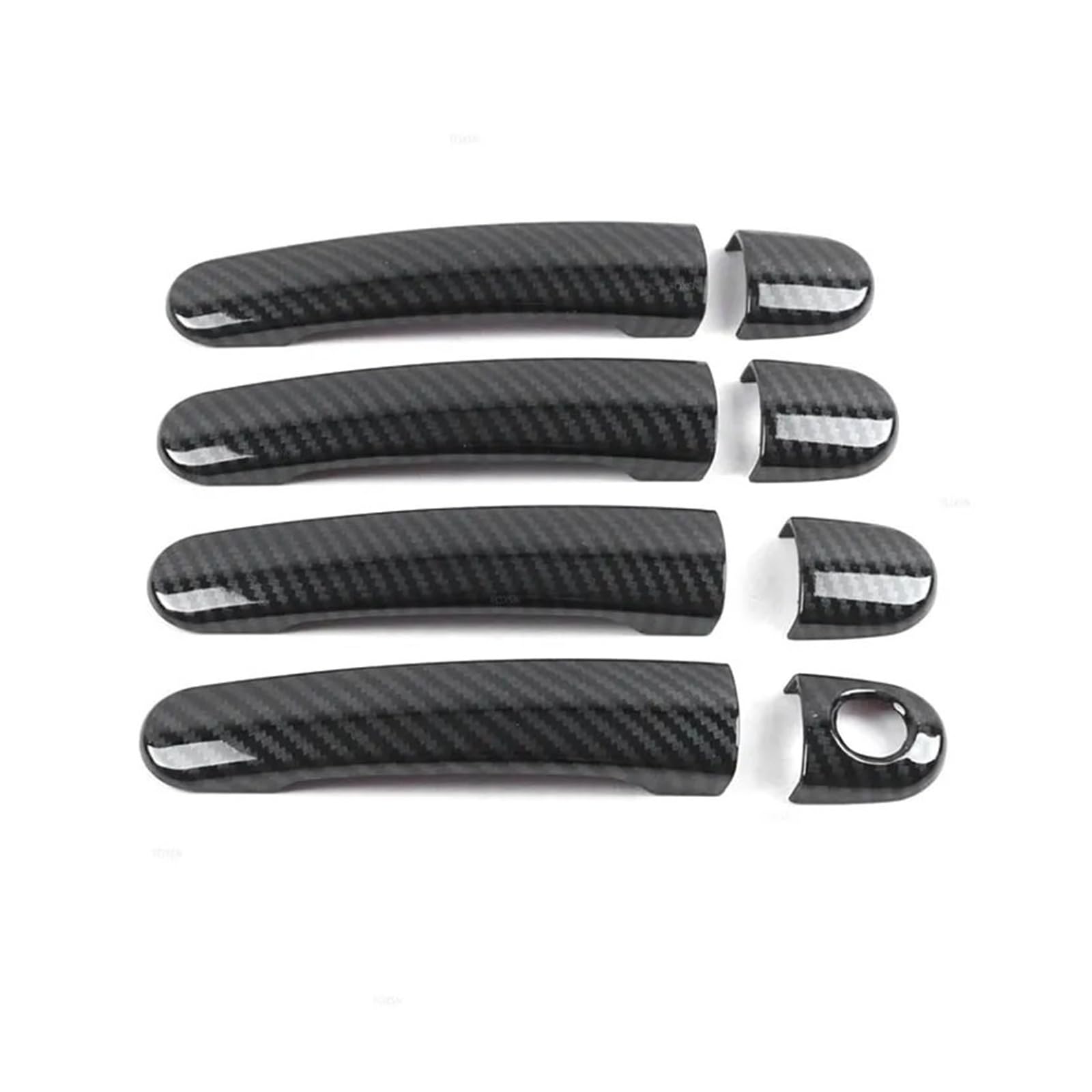 Exterieur Auto Türgriff Für Seat Für Leon Für MK1 Für Toledo Für Ibiza Für Arosa Für Cordoba Für Vario Für Altea Außentürgriffabdeckung Auto Außentürgriff(Carbon Texture A) von WANSONGHUI