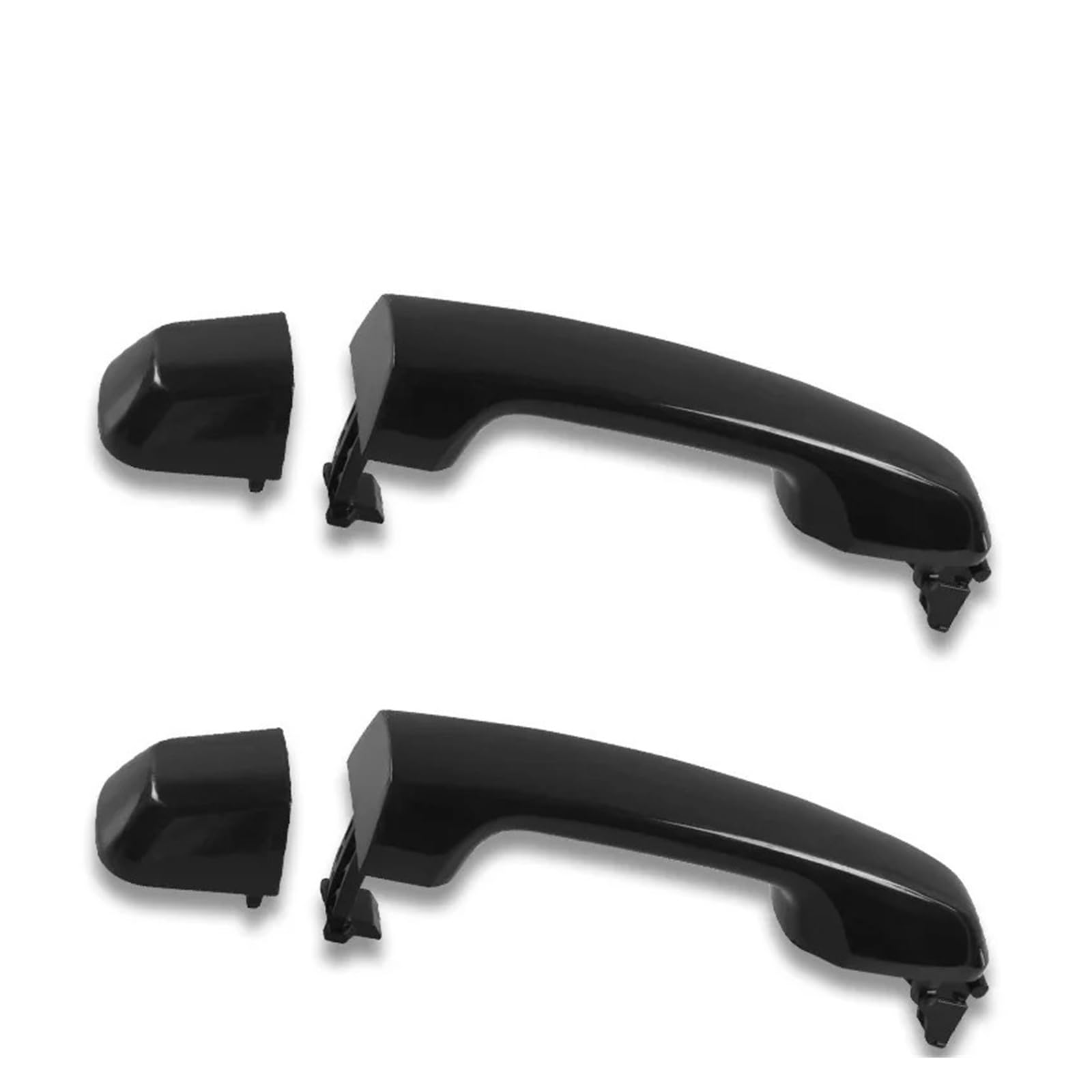 Exterieur Auto Türgriff Für Toyota Für Landcruiser Für Prado 2010-2017 LHD RHD Hinten Rechts Links Türgriff Abdeckung 69211-60090 Auto Außentürgriff(2x Black Left Side) von WANSONGHUI