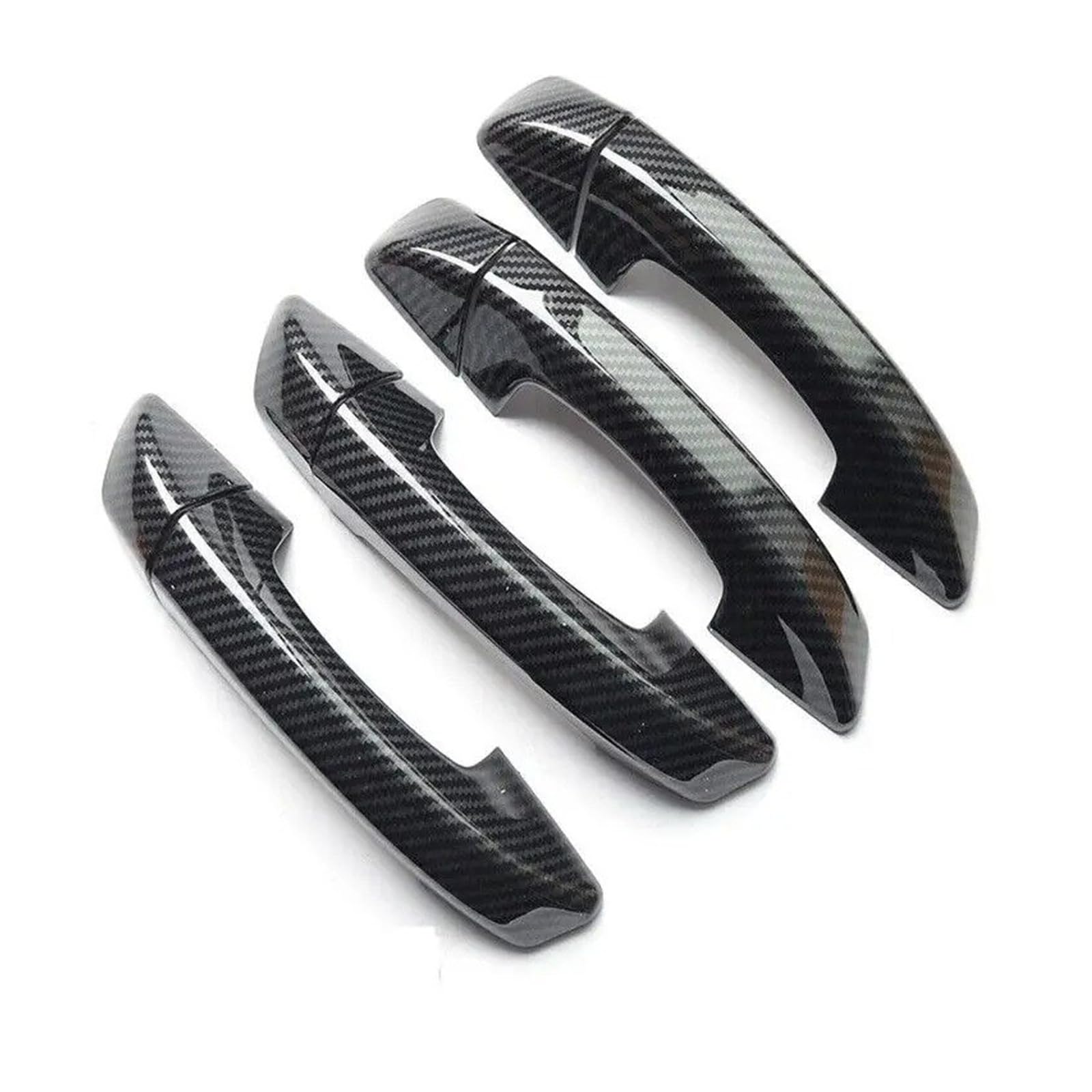 Exterieur Auto Türgriff Für VW Für Golf 6 Für MK6 2009-2013 Autoaufkleber Außentürgriff Formabdeckung Zierdekor Zubehör Auto Außentürgriff(Normal Carbon) von WANSONGHUI