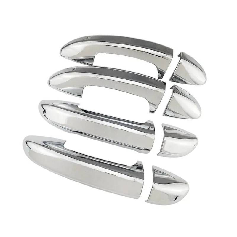 Exterieur Auto Türgriff Für VW Für Golf 6 Für MK6 2009-2013 Autoaufkleber Außentürgriff Formabdeckung Zierdekor Zubehör Auto Außentürgriff(Normal Silver) von WANSONGHUI