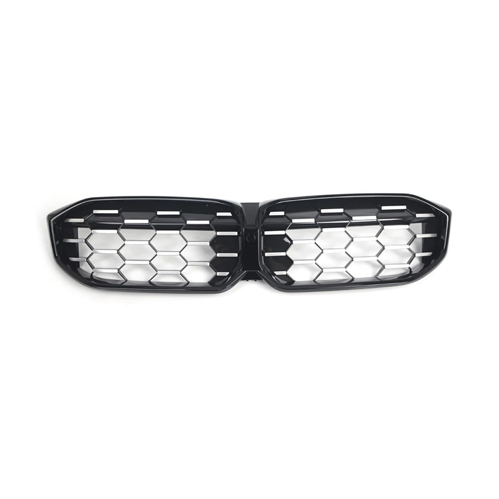 Facelift Grill Für 3 Serie G20 G21 G28 2022-2024 51719632871 51117933177 Diamant Sltyle Front Stoßstange Niere Grille Mesh Grill ABS Kühlergrill Passend(Black Silver) von WANSONGHUI