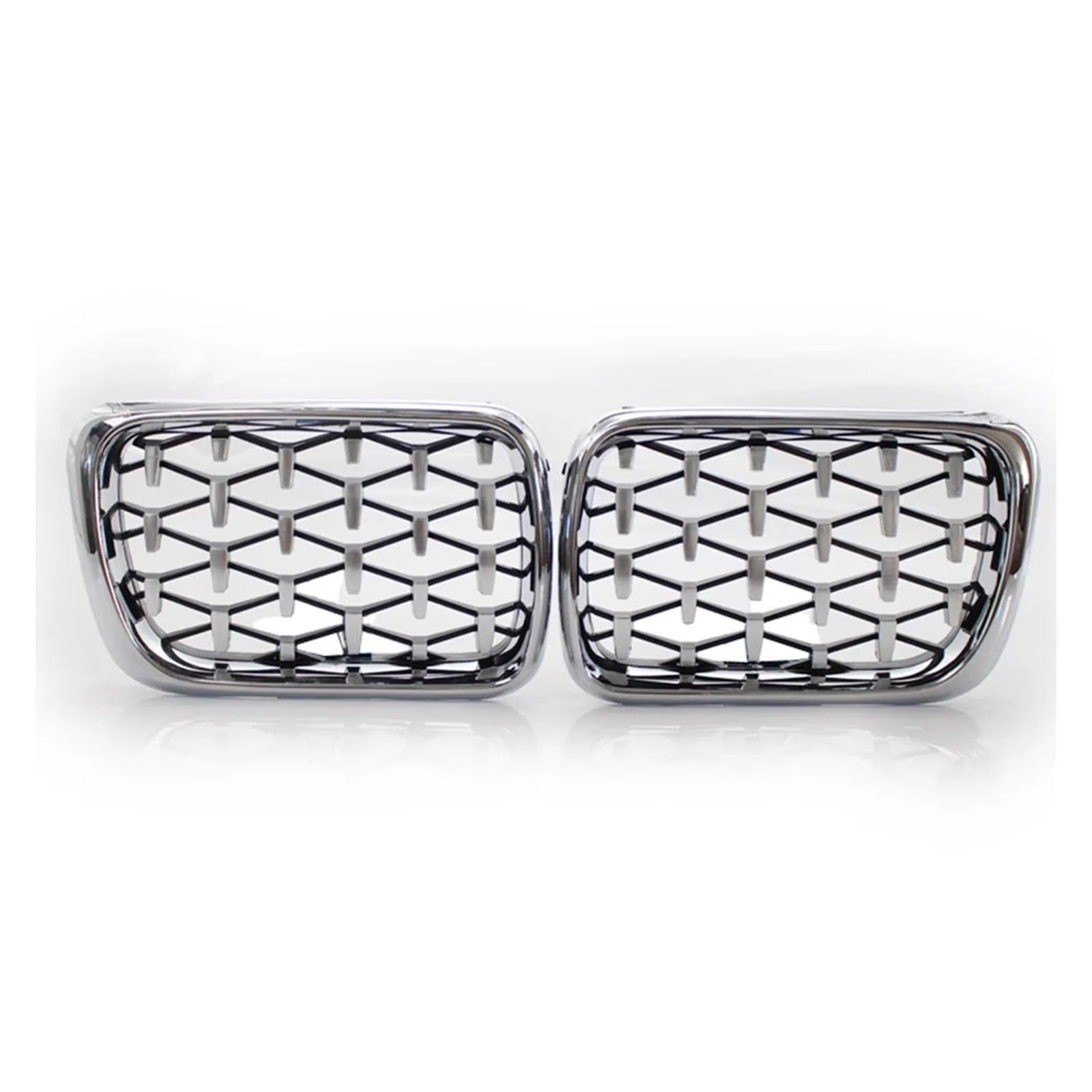 Facelift Grill Für 3er E36 M3 1997 1998 1999 Auto Kühlergrill Diamant Meteor Stil Chrom ABS Grill Kühlergrill Passend Facelift Grill Für 3er E36 M3 1997 1998 1999 Auto Kühlergrill Diamant Meteor Stil Chrom ABS Grill Kühlergrill Passend von WANSONGHUI