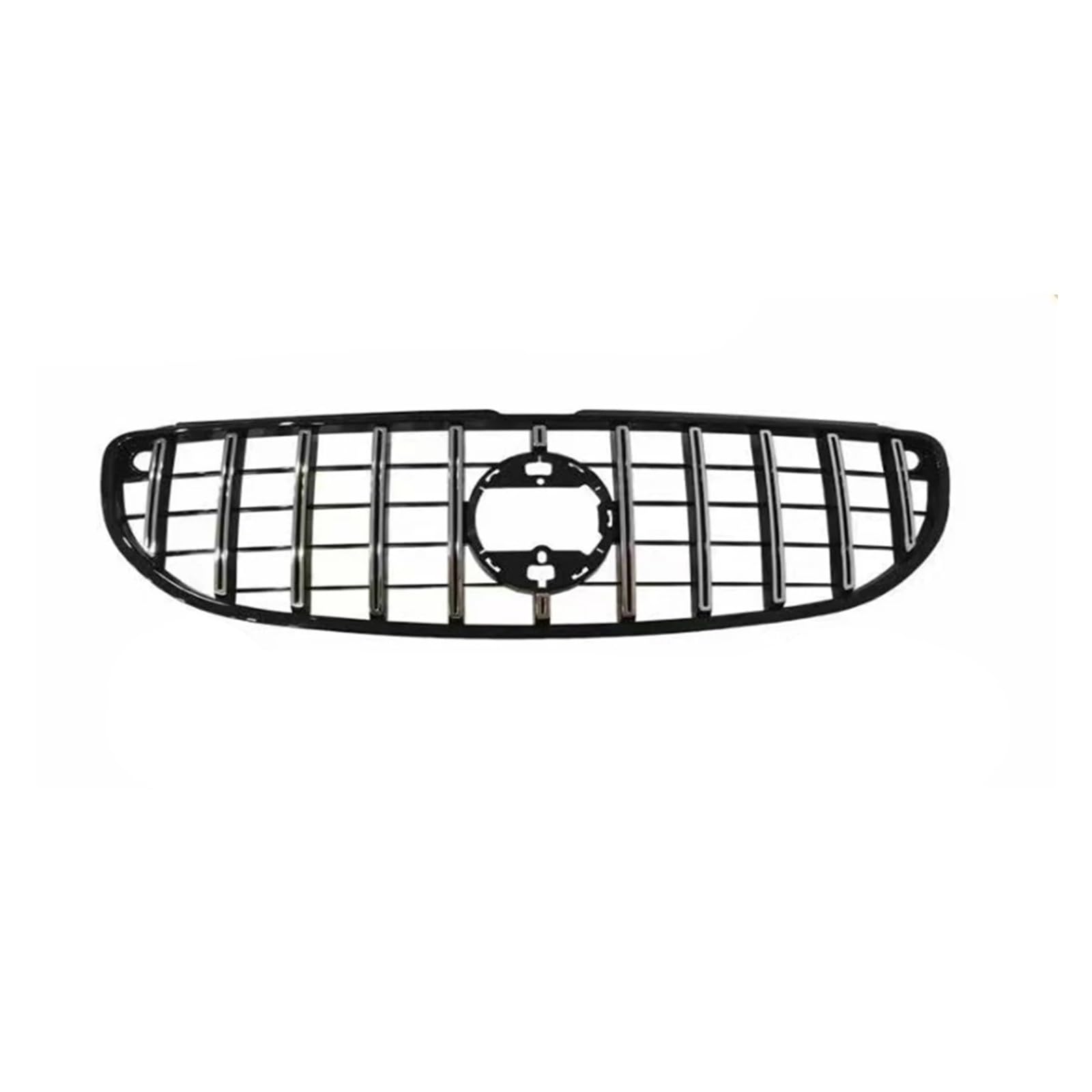Facelift Grill Für Benz Für Smart Für Fortwo W453 2-Türer 2015-2019 Für Coupé Kühlergrill Grill GT Style Silber Schwarz Oberes Stoßstangenhauben-Maschengitter Kühlergrill Passend(Grün) von WANSONGHUI