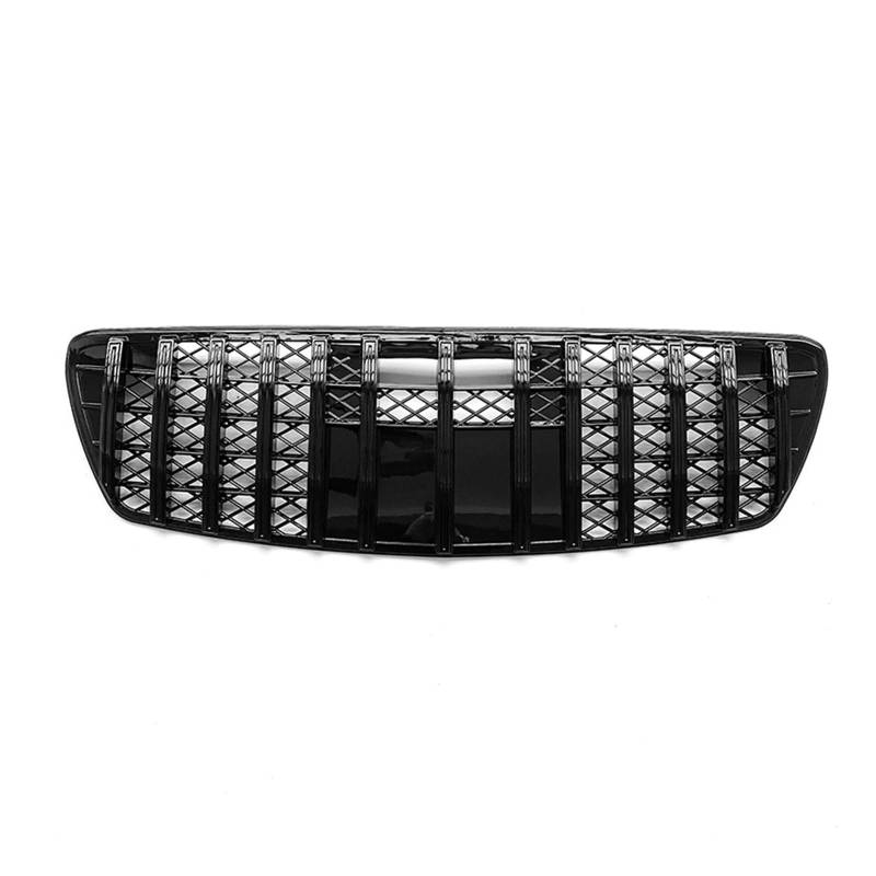 Facelift Grill Für Benz W211 E-Klasse 2003–2005 E320 E500 E350 GT-Stil Kühlergrill Chrom Schwarz Auto Obere Stoßstange Haube Mesh Grillgitter Kühlergrill Passend(Schwarz) von WANSONGHUI