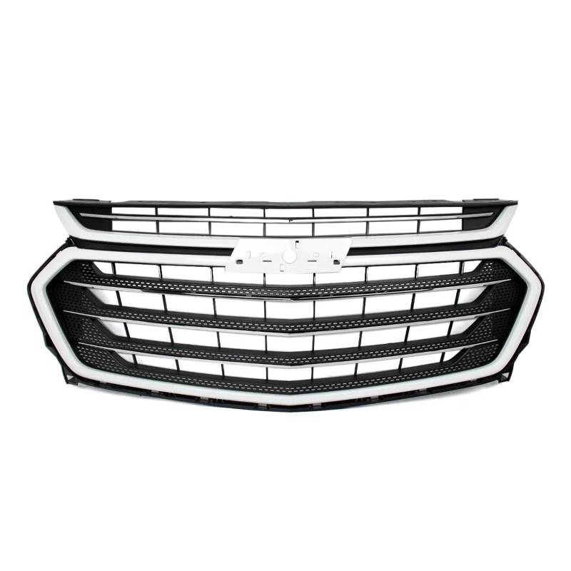 Facelift Grill Für Chevrolet Für Traverse 2018-2021 Weißer Frontstoßstangen-Obergrill Fronthaubengrills Kühlergrillgitter Modifizierte Kühlergrillbaugruppe Kühlergrill Passend von WANSONGHUI