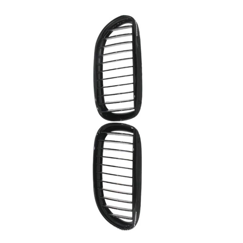 Facelift Grill Für E63 E64 6er-Serie 650i Für M6 2004–2010 Auto-Frontstoßstange Nierengrill Auto-Styling Renngitter Ersatzteil Kühlergrill Passend(Gloss Black) von WANSONGHUI