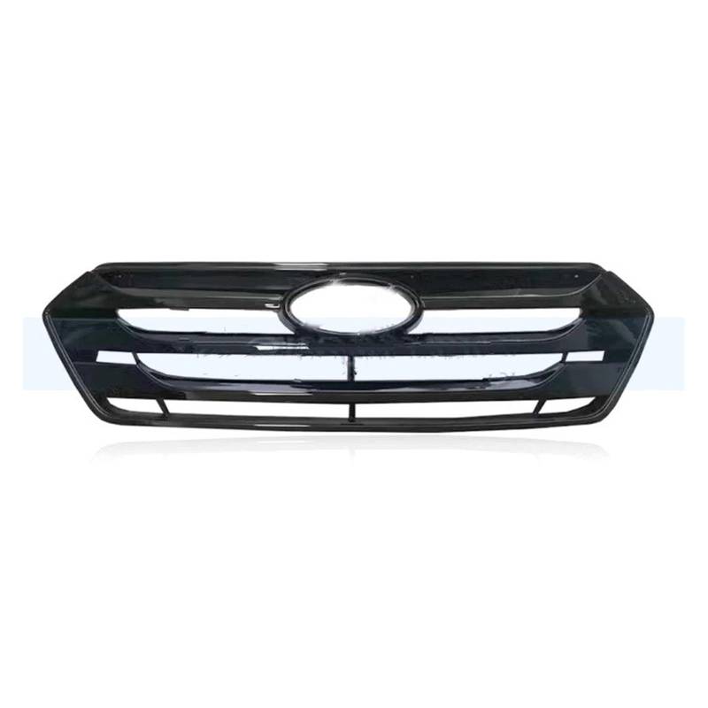 Facelift Grill Für Hyundai Für Santa Fe Für IX45 2013 2014 2015 Renngrills Auto Mesh Grill Frontstoßstangengrill Kühlergrill Kühlergrill Passend(Schwarz) von WANSONGHUI