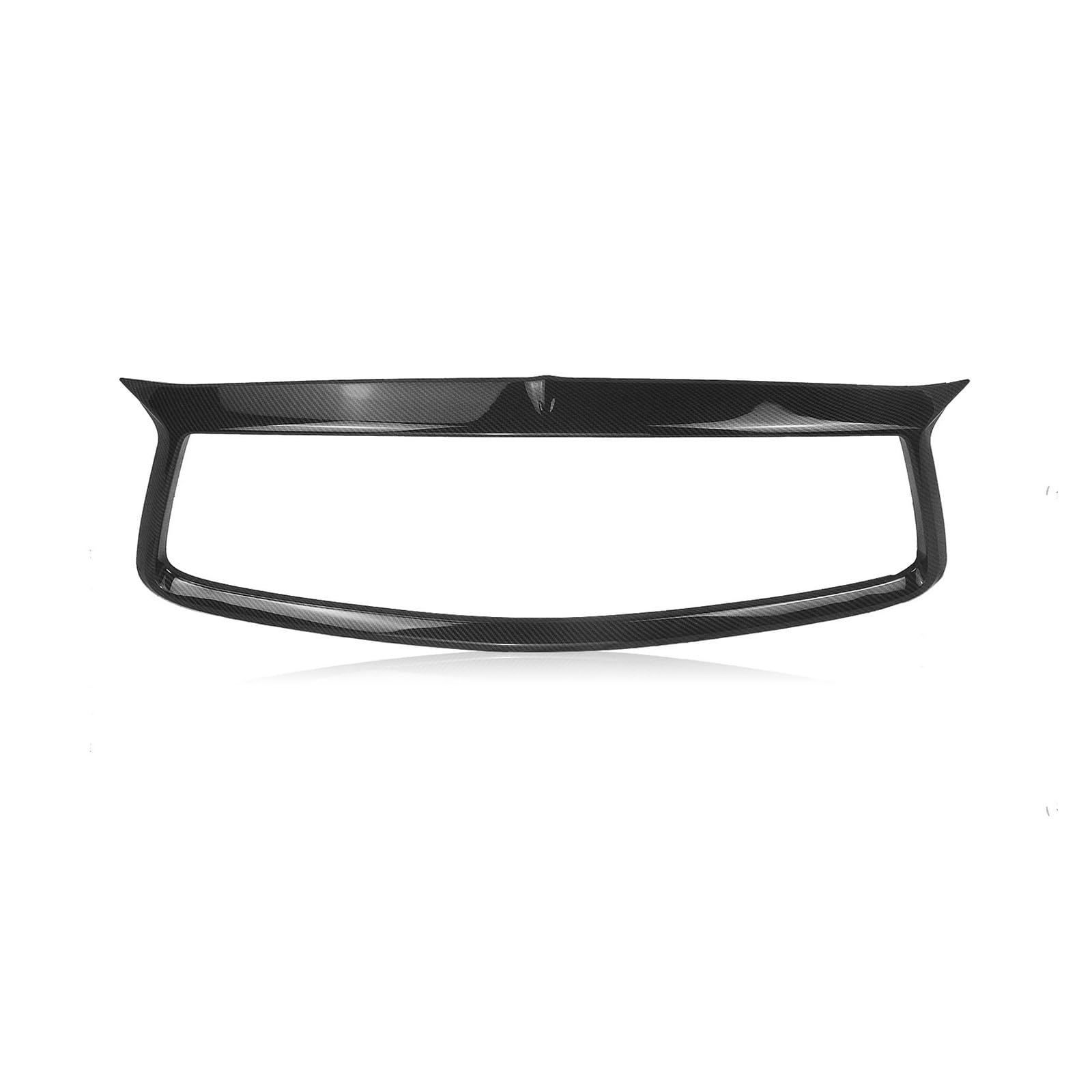 Facelift Grill Für Infiniti Q60 Coupé 2017–2021 Frontgrill-Verkleidungsauflage, Glänzend Schwarz, Zusatzblende Für Obere Stoßstange, Haubengrillrahmen Kühlergrill Passend(Carbon Fiber Look) von WANSONGHUI