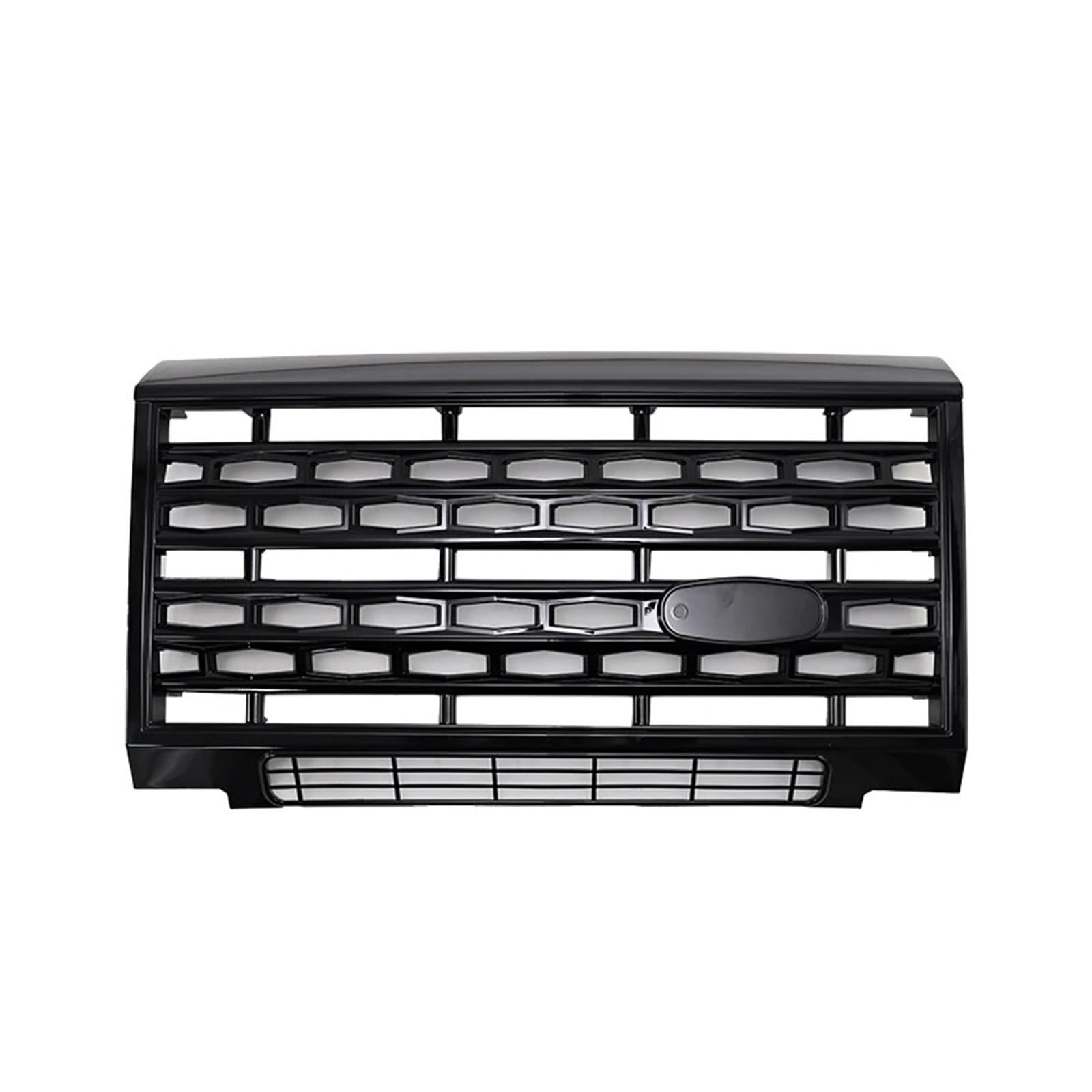 Facelift Grill Für Land Für Rover Für Defender 1998-2019 Frontstoßstangengrill Glanz Schwarz Autozubehör Kühlergrill Passend(Black Style B) von WANSONGHUI