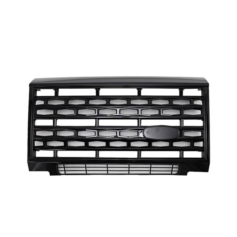 Facelift Grill Für Land Für Rover Für Defender 1998-2019 Frontstoßstangengrill Glanz Schwarz Autozubehör Kühlergrill Passend(Black Style B) von WANSONGHUI
