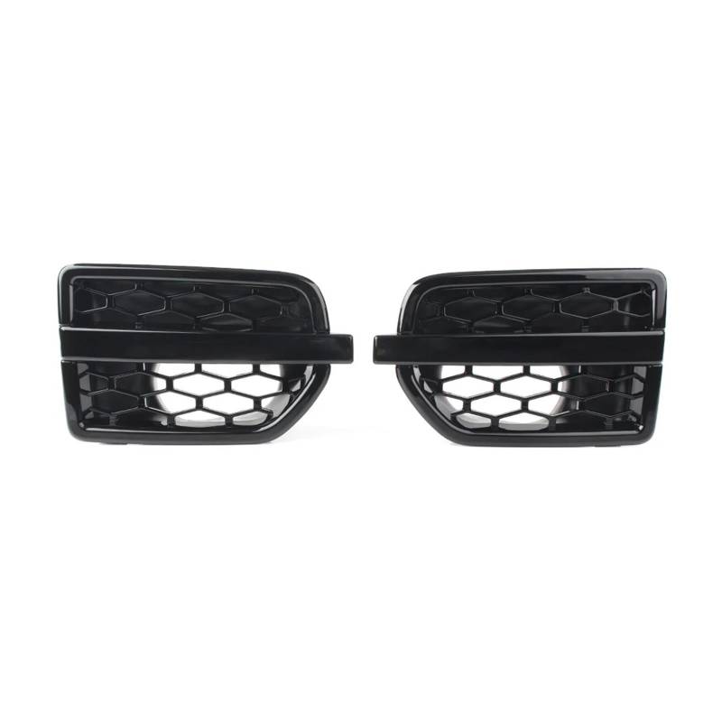 Facelift Grill Für Land Für Rover Für Discovery 4 LR4 2010 2011 2012 2013 2014 2015 2016 2-teiliges Schwarz Glänzendes ABS-Auto-Lufteinlass-Kotflügelgitter Kühlergrill Passend von WANSONGHUI