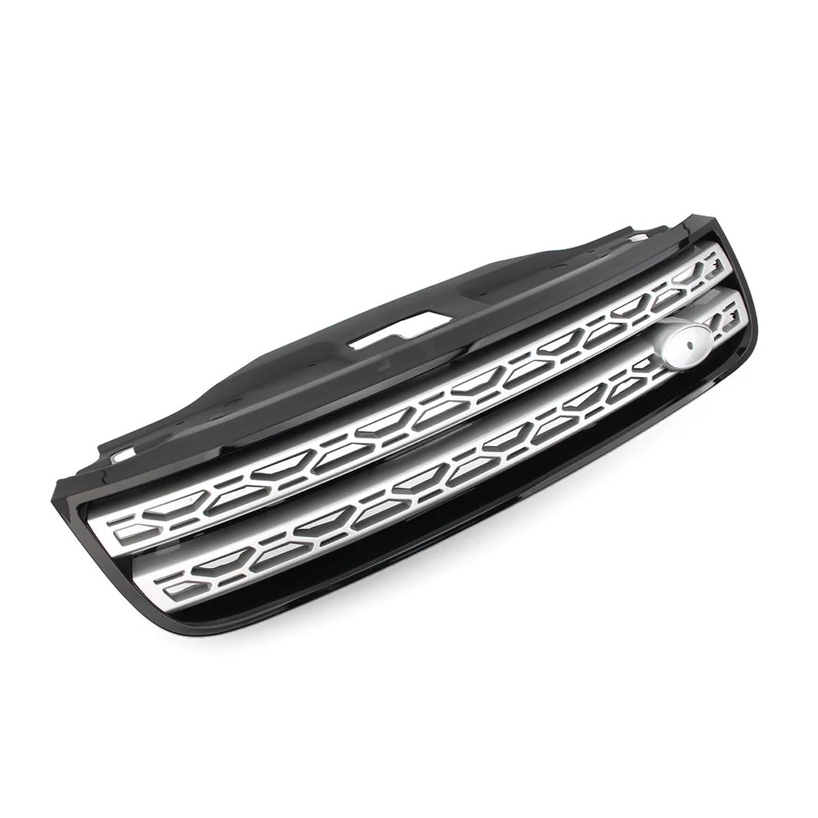 Facelift Grill Für Land Für Rover Für Discovery 5 2017 2018 2019 2020 2021 Auto Frontstoßstange Grill Lufteinlass Kühlergrill Kühlergrill Passend(Bright Silver) von WANSONGHUI
