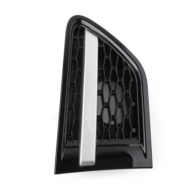 Facelift Grill Für Land Für Rover Für Range Für Rover Sport 2010-2012 2013 1 Stücke Vorne Rechts Auto Seite Kotflügel Air Vent Grille Grill ABS Kunststoff 3 Farben Kühlergrill Passend(Black Black silv von WANSONGHUI