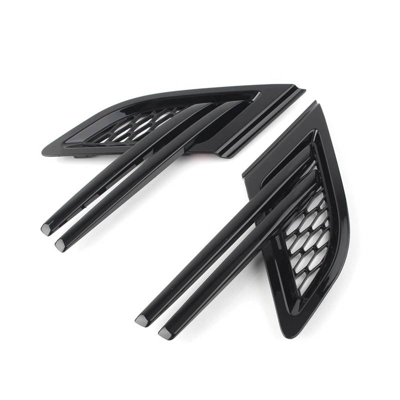 Facelift Grill Für Land Für Rover Für Range Für Rover Sport RRS 2014 2015 2016 2017 2018 2019 Autogrill Seitenentlüftungsgitter Grill Schwarzer ABS-Kunststoff Kühlergrill Passend von WANSONGHUI