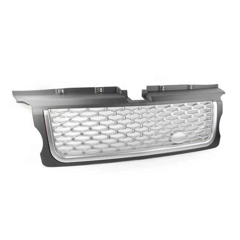 Facelift Grill Für Land Für Rover Für Rover Für Sport 2010 2011 2012 2013 Auto Kühlergrill Oberer Grill Für Range ABS-Kunststoff Grau + Silber Kühlergrill Passend von WANSONGHUI