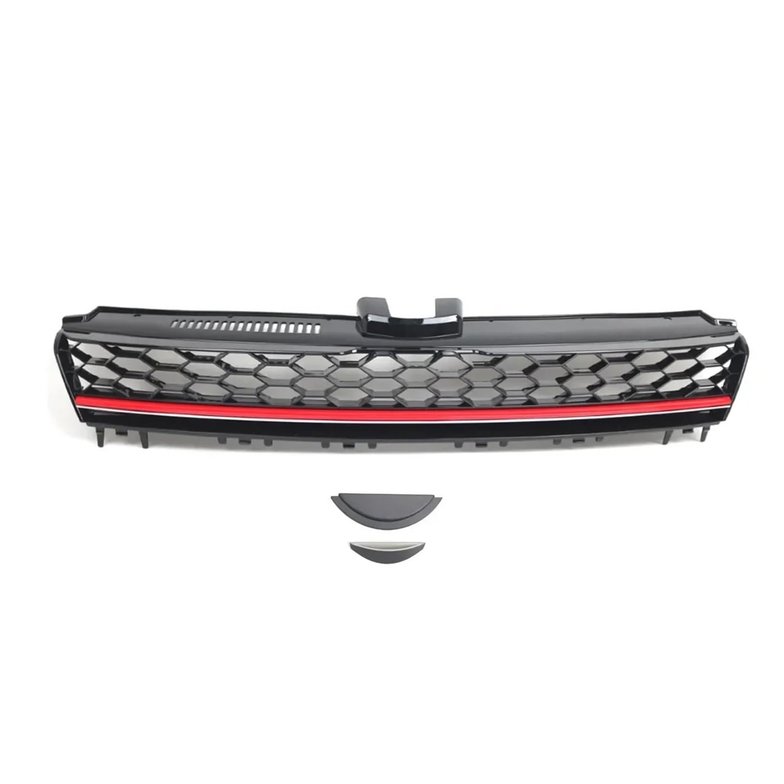 Facelift Grill Für VW Für Golf 7 Für GTI 2015 2016 2017 5G0853651A 5GM853651 Rot Schwarz Auto Front Stoßstange Grille Honeycomb Mesh Centre Grill Grille Kühlergrill Passend Facelift Grill Für VW Für Golf 7 Für GTI 2015 2016 2017 5G0853651A 5GM853651 Rot Schwarz Auto Front Stoßstange Grille Honeycomb Mesh Centre Grill Grille Kühlergrill Passend von WANSONGHUI