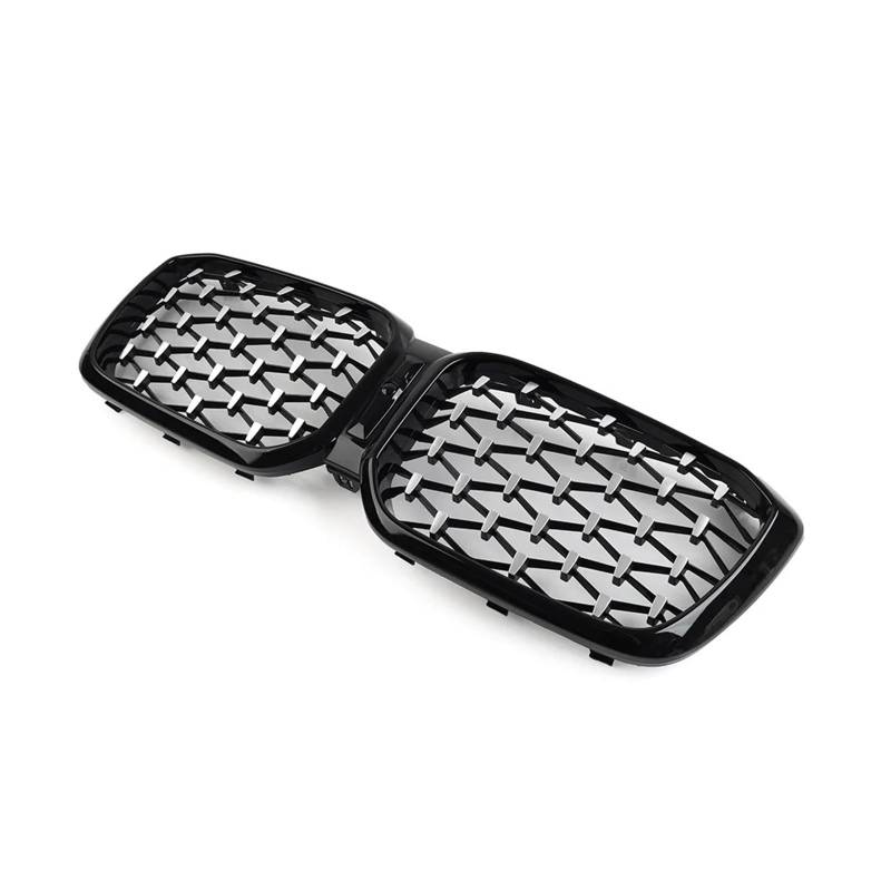Facelift Grill Für X3 Für X4 G01 G02 G08 2022 2023 Auto Meteor Stil Frontstoßstange Center Nierengrill Grill Glänzend Schwarz Kühlergrill Passend(Chrome Black) von WANSONGHUI