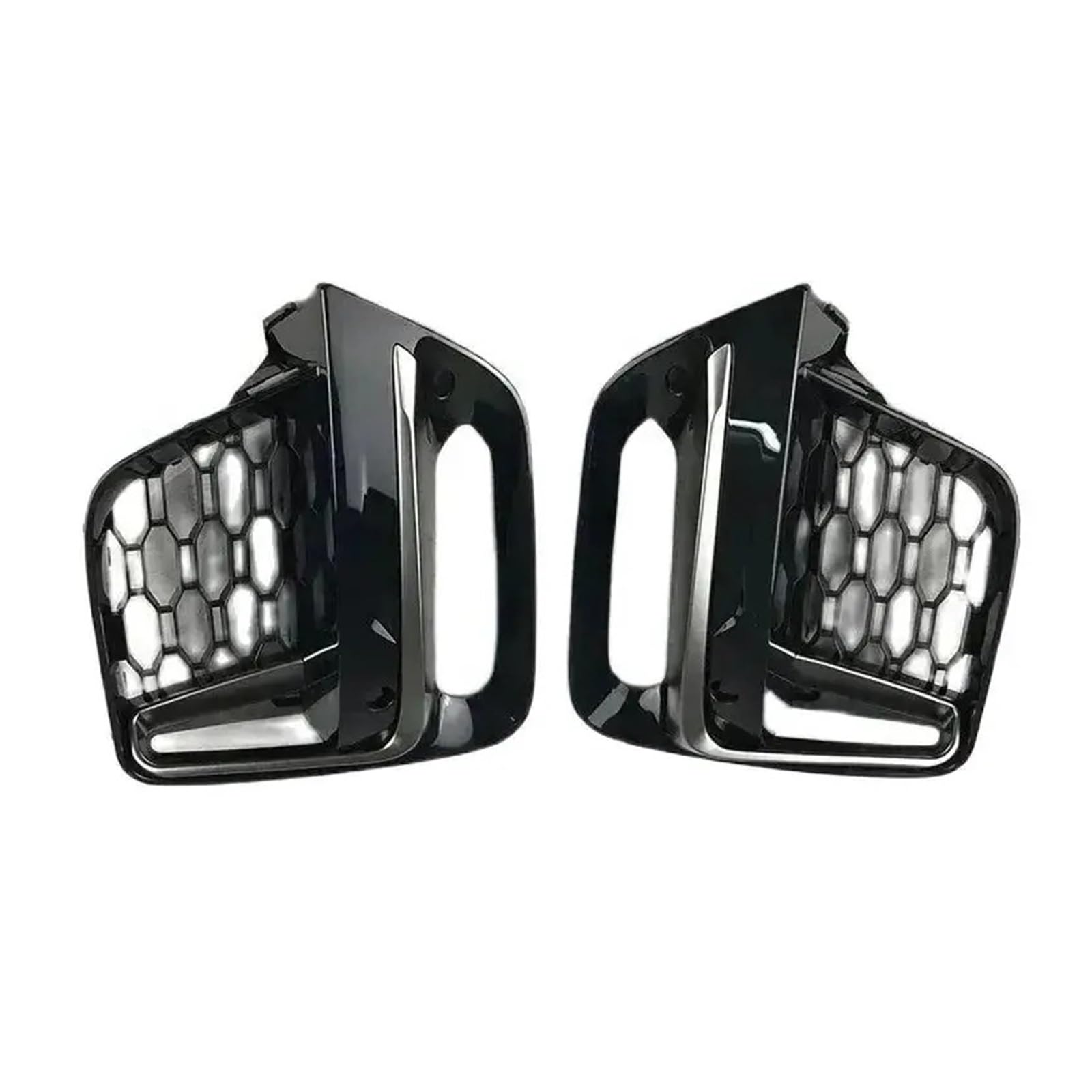 Facelift Grill Für X3 G01 G08 2018-2021 Auto Nebelscheinwerfer Lampenabdeckung Ziergitter Kotflügel Zubehör Montierter Stoßfängergrill Ceriumgrau Kühlergrill Passend(with Fog Lamp Hole) von WANSONGHUI