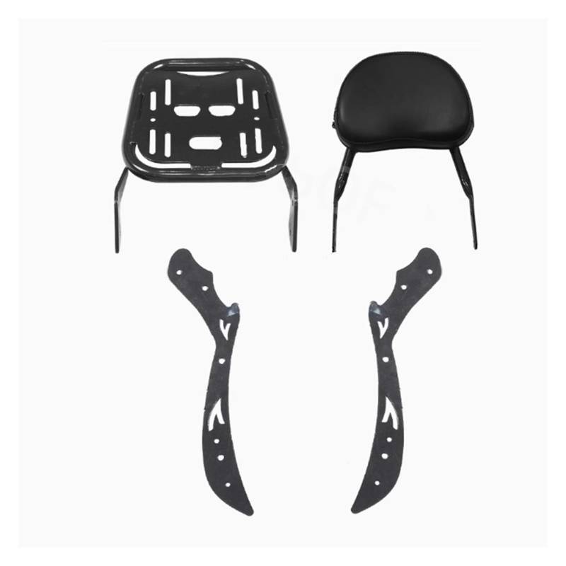 Motorrad Gepäckträger Für CFMOTO Für CLC450 Für 450CL-C Für CF400-10 Motorrad Hinten Regal Schwanz Box Back Box Halterung Rückenlehne(Style3) von WANSONGHUI