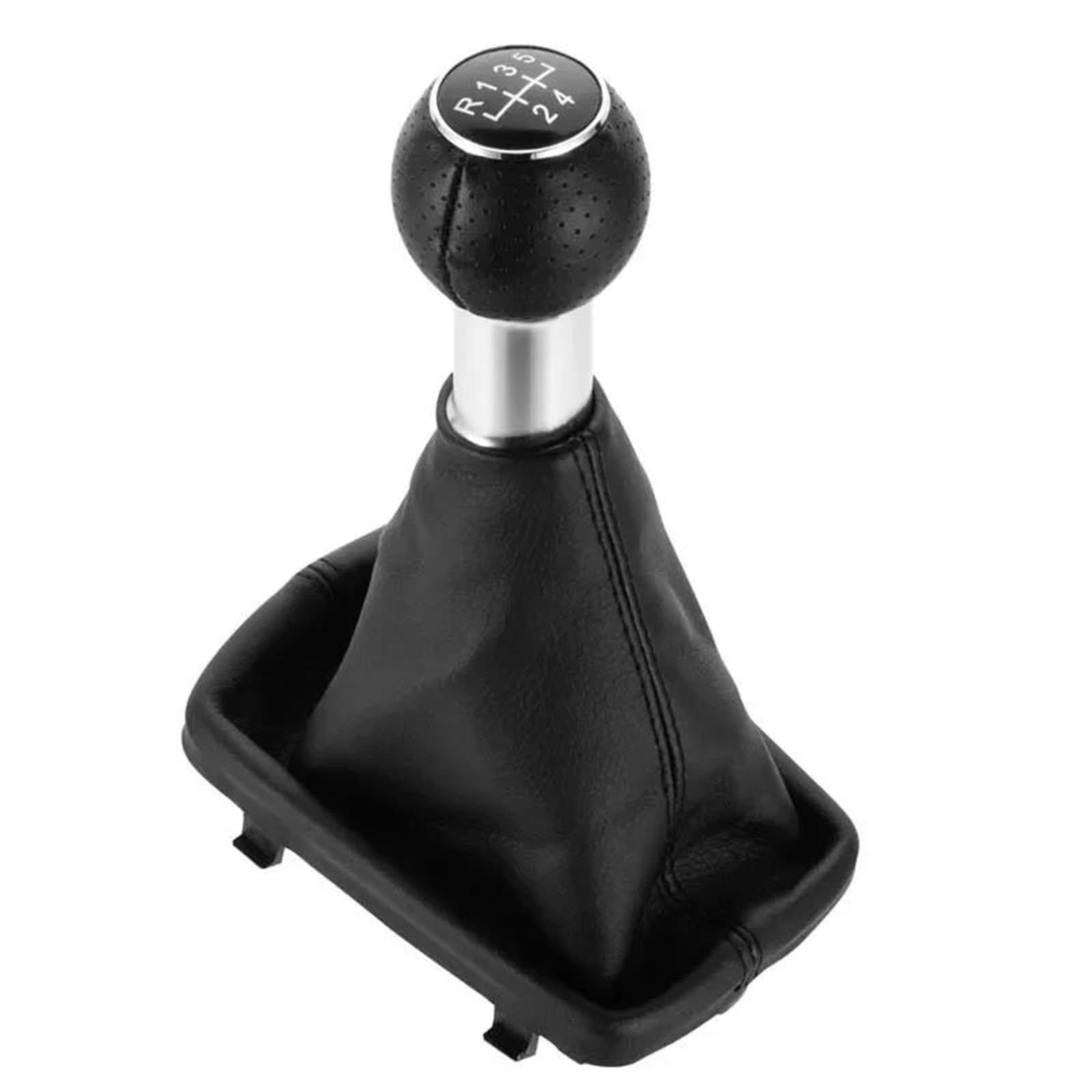 Schaltknauf Abdeckung Für A3 Für S3 2001 2002 2003 12mm 5/6 Geschwindigkeit Manuelle Getriebe Schaltknauf Shifter Hebel Griff Kopf Gamasche Boot Auto Schalthebel(Black 5speed) von WANSONGHUI
